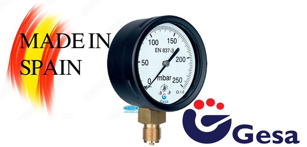 Đồng hồ áp suất Gesa M0401 - 1