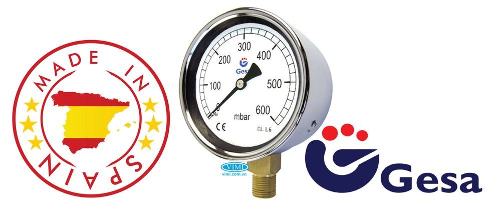 Đồng hồ áp suất Gesa M0402 - 1