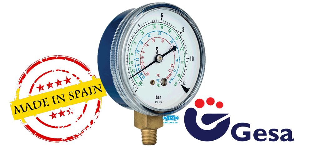 Đồng hồ áp suất Gesa M0502 - 1