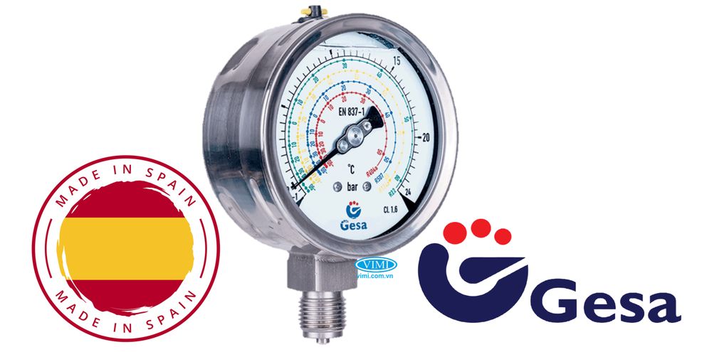 Đồng hồ áp suất Gesa M0503 - 1