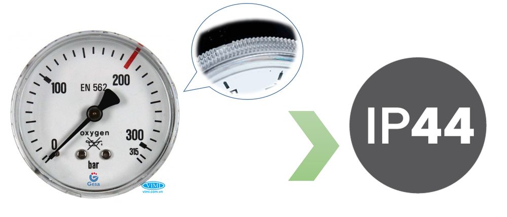 Đồng hồ áp suất Gesa M0601 - 3