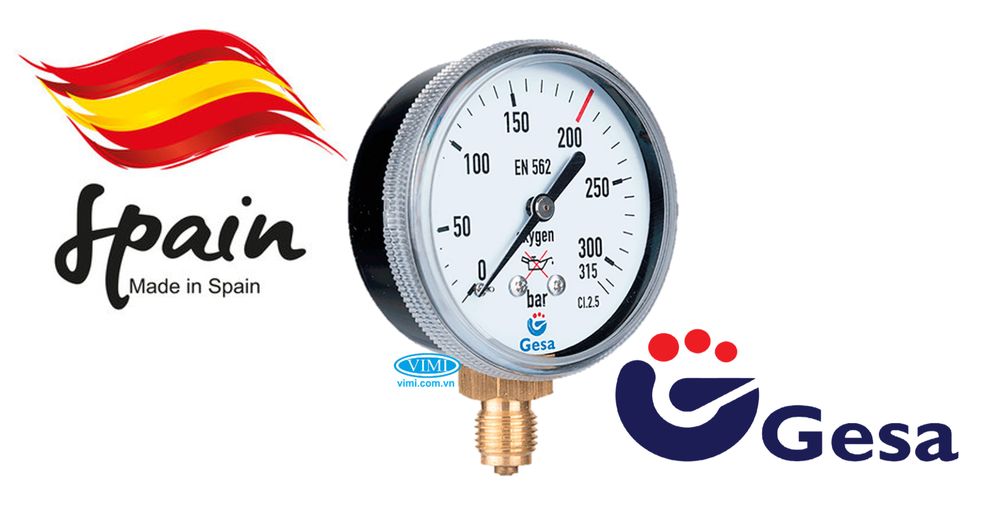 Đồng hồ áp suất Gesa M0601 - 1