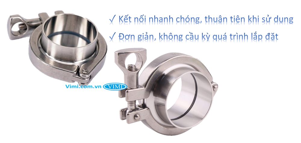 Đồng hồ áp suất Gesa màng Clamp - 3