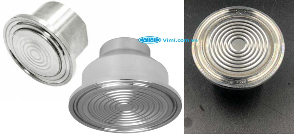 Đồng hồ áp suất Gesa màng Clamp - 2