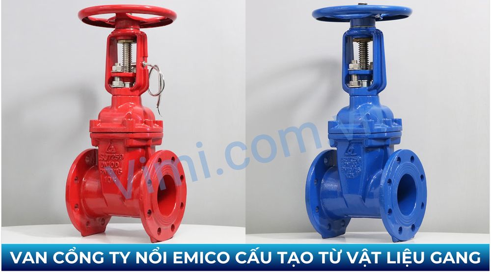 Van cổng ty nổi Emico được sản xuất từ vật liệu cao cấp