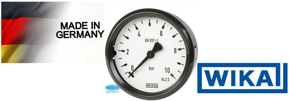Wika 111.26 Đồng hồ áp suất Wika 111.26 - 1