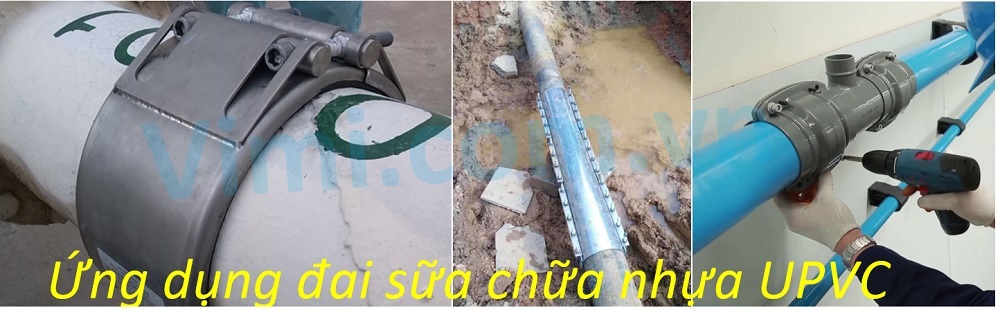 Ứng dụng đai sữa chữa nhựa UPVC China