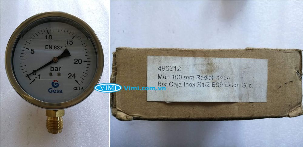Đồng hồ áp suất Gesa M0304 Đồng hồ áp suất Gesa M0304 - 1