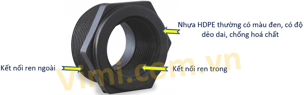 Cấu tạo lơ thu nhựa HDPE