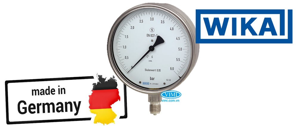 Wika 332.30 Đồng hồ áp suất Wika 332.30 - Đức