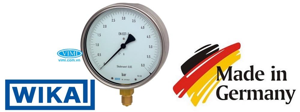 Wika 332.50 Đồng hồ áp suất Wika 332.50 - Đức