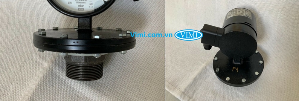 Đồng hồ áp suất Wika 422.12 - chân thép ren