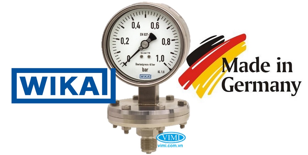 Đồng hồ áp suất Wika 432.56 - Đức