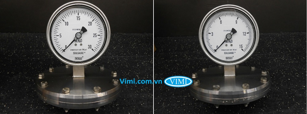 Đồng hồ áp suất Wika 432.56 - dải đo đa dạng