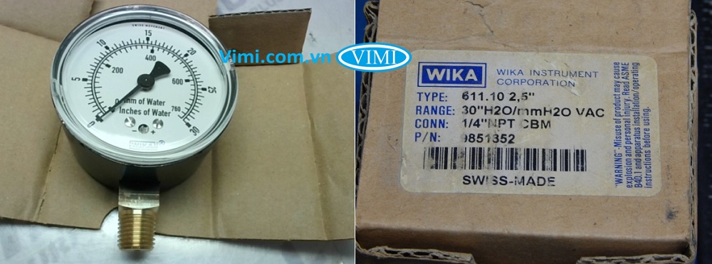 Wika 611.10 Đồng hồ áp suất Wika 611.10 - 2