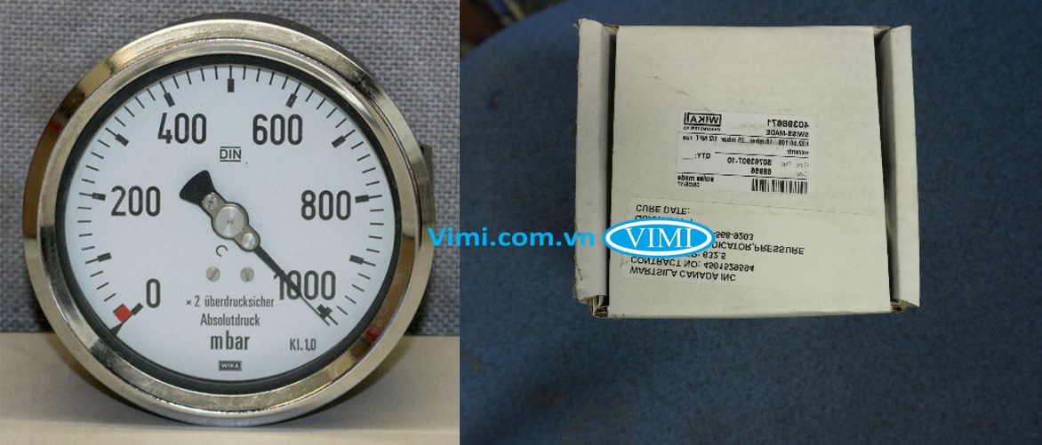 Wika 611.13 Đồng hồ áp suất Wika 611.13 - 1