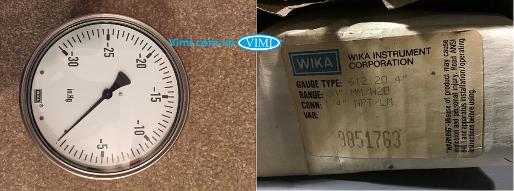 Wika 612.20 Đồng hồ áp suất Wika 612.20 - 2