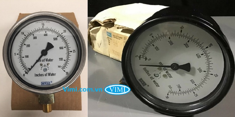 Wika 612.20 Đồng hồ áp suất Wika 612.20 - chân đứng