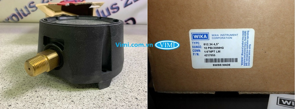 Wika 612.34 Đồng hồ áp suất Wika 612.34 - 1