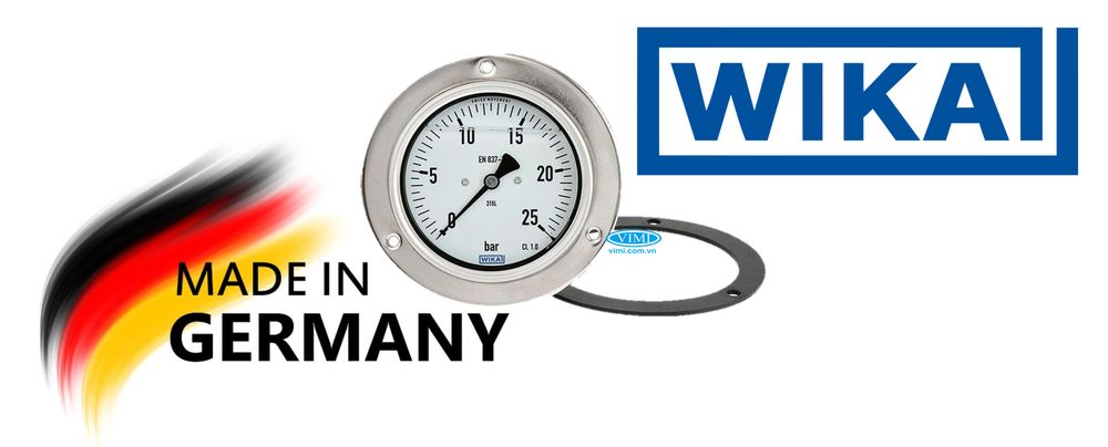 Đồng hồ áp suất Wika PG23CP - Đức