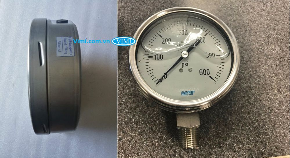 Đồng hồ áp suất Wika PG23HP-S - 2
