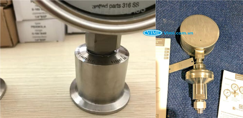 Wika PG43SA-D Đồng hồ áp suất Wika PG43SA-D - 2