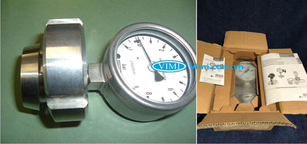 Đồng hồ áp suất Wika PG43SA-S - 1