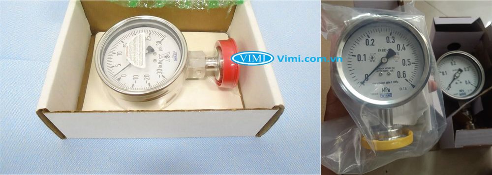 Đồng hồ áp suất Wika PG43SA-S - 2
