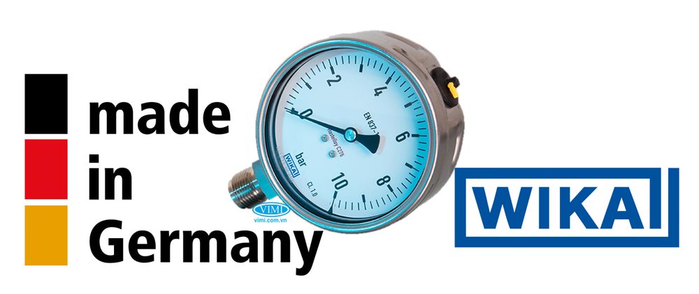 Đồng hồ áp suất Wika PG28 - Đức