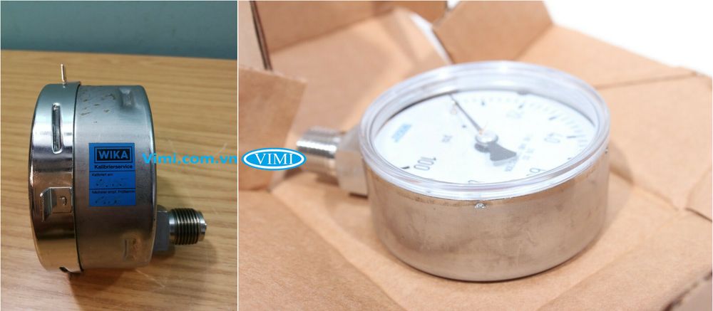 Đồng hồ áp suất Wika PG28 - 1