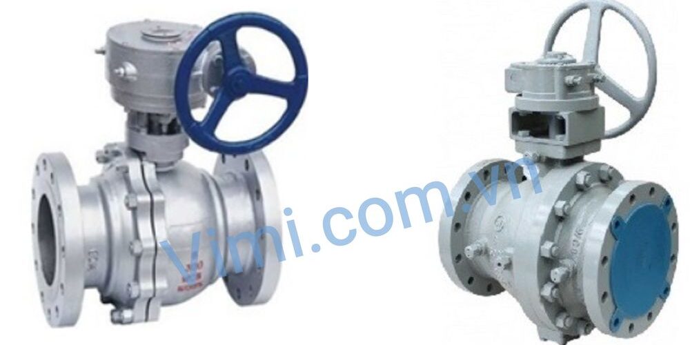 van bi 2 mảnh tay quay