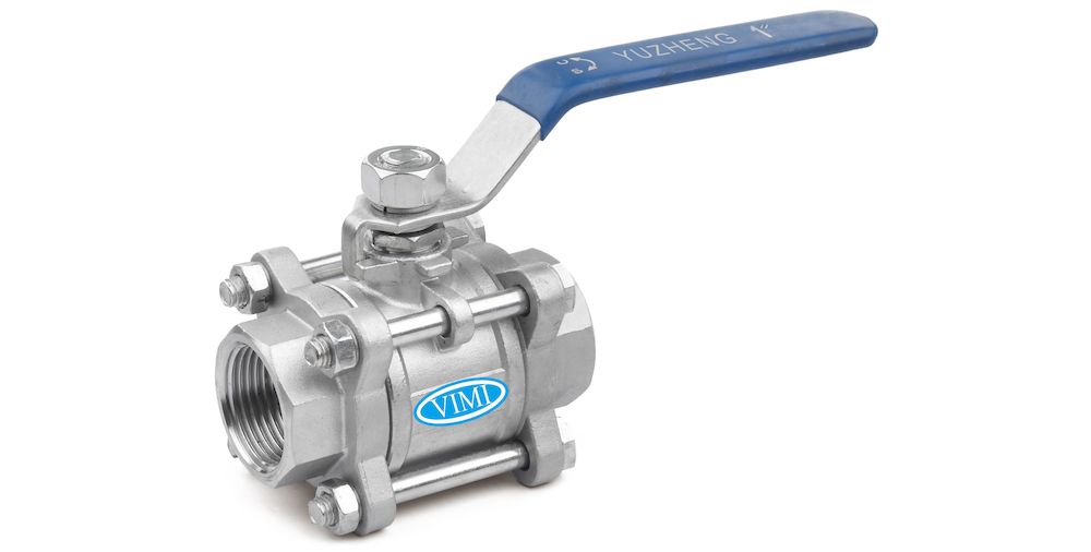 Van bi 3 mảnh nối ren van bi 3 mảnh nối ren tay gạt