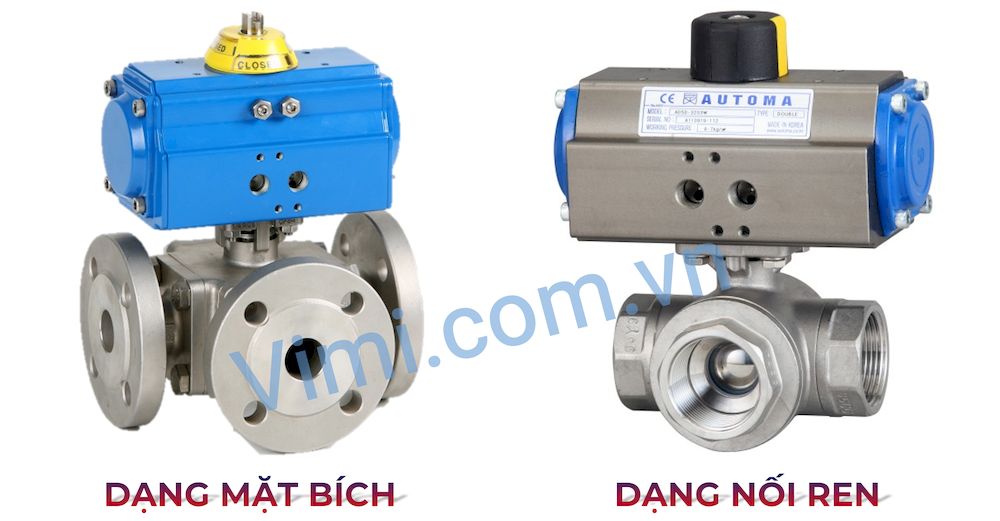 kết nối van 3 ngã khí nén