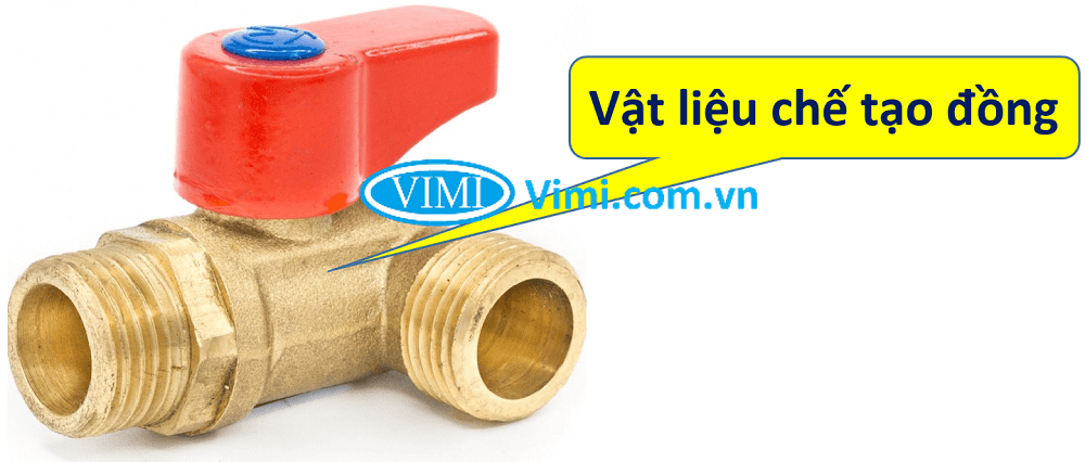 Van bi đồng ren 3 ngã Miha Van bi đồng 3 ngã minh hoa miha 2