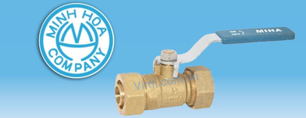 Van bi đồng nối ống mềm MIHA - PN16 Dòng van thương hiệu MIHA - Xuất xứ Việt Nam