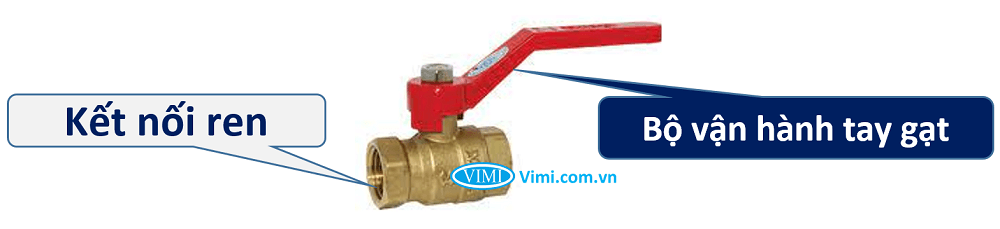 Van bi đồng ren trong tay gạt Miha 2