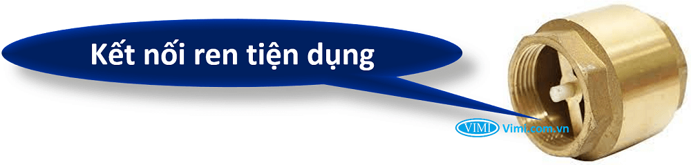 Van 1 chiều đồng lò xo PN12 van một chiều đồng lò xo PN12 3