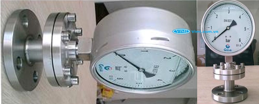 Đồng hồ áp suất màng Gesa Đồng hồ áp suất màng Gesa - 4