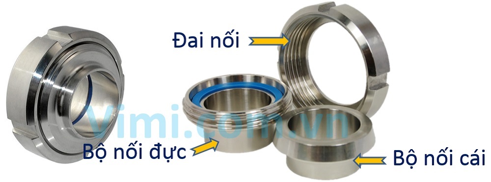 cấu tạo rắc co inox vi sinh