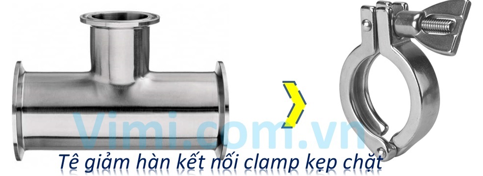 Kiểu kết nối siết đầu clamp đa dạng