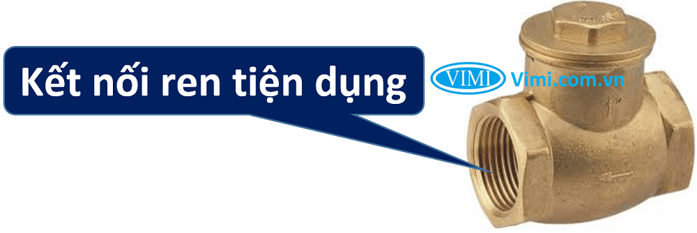 Van 1 chiều đồng lá lật MBV PN10 van mot chieu la lat MBV PN10 1