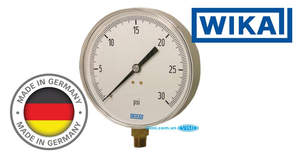Đồng hồ áp suất đồng Wika 111.25 - 1