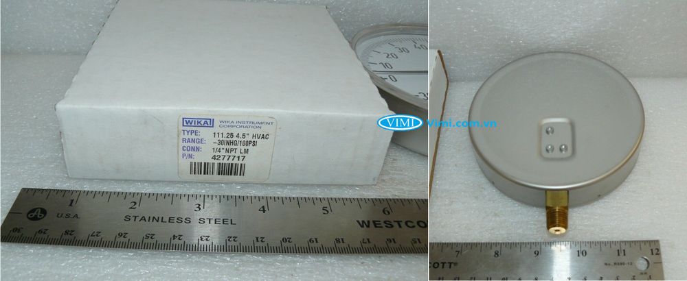 Đồng hồ áp suất đồng Wika 111.25 - 6