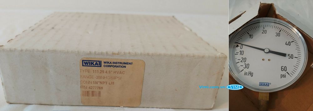 Đồng hồ áp suất đồng Wika 111.25 - 7