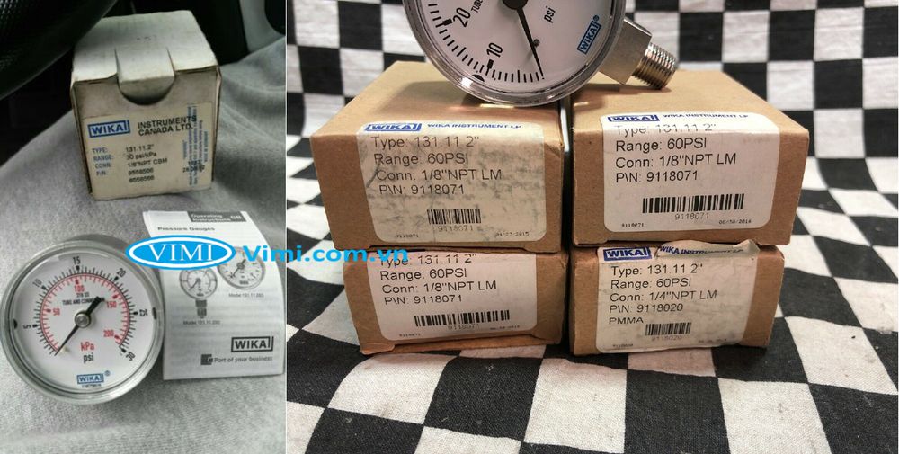 Đồng hồ áp suất Wika 131.11 - 8