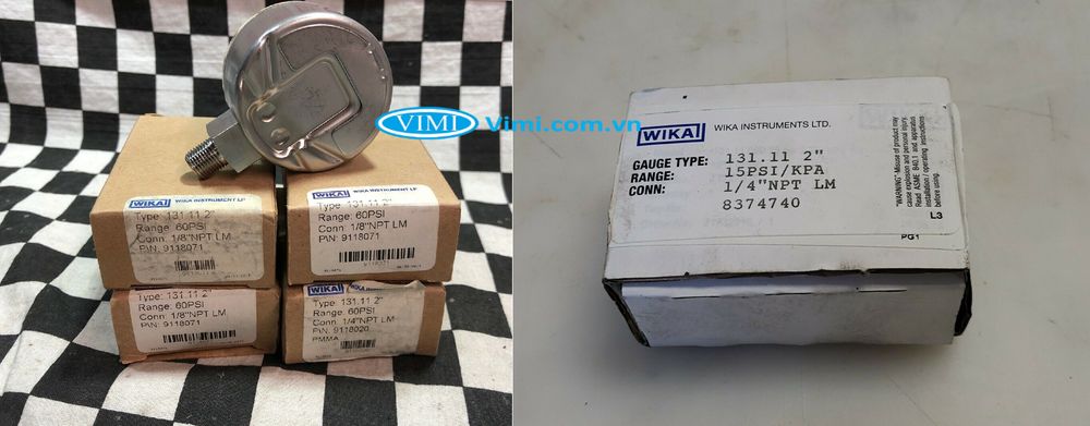 Đồng hồ áp suất Wika 131.11 - 6