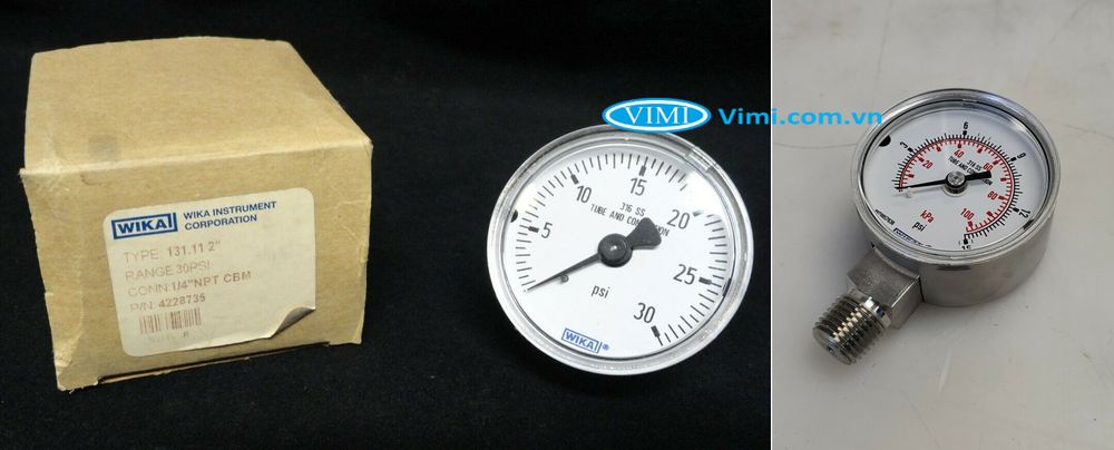 Đồng hồ áp suất Wika 131.11 - 2