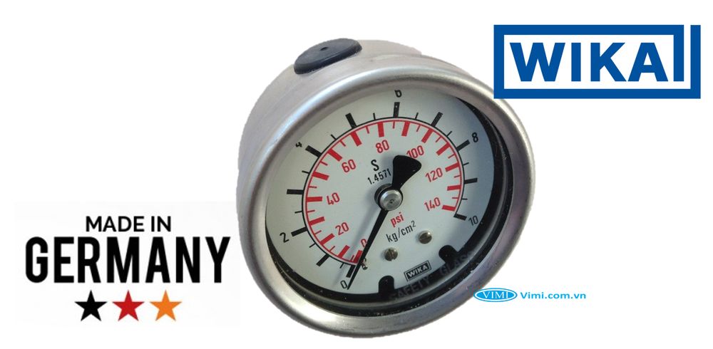 Đồng hồ áp suất Wika 132.28 - 1