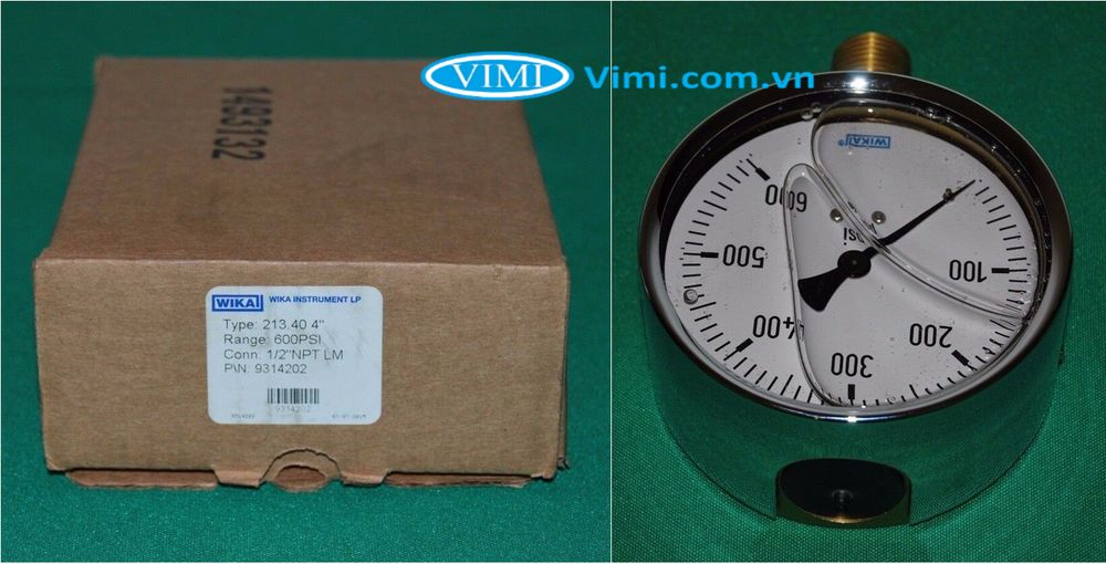 Đồng hồ áp suất Wika 213.40 - 5