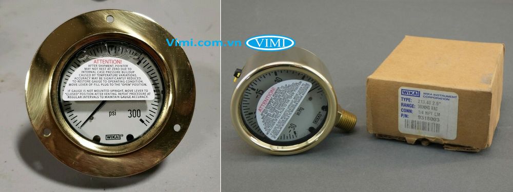 Đồng hồ áp suất Wika 213.40 - 9